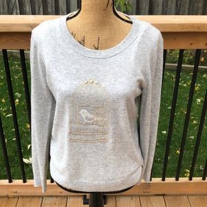 Cozy birdcage sweater sz M  **2 for $25**
